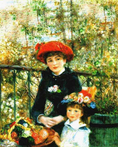Two Sisters (On the Terrace) by Pierre-August Renoir